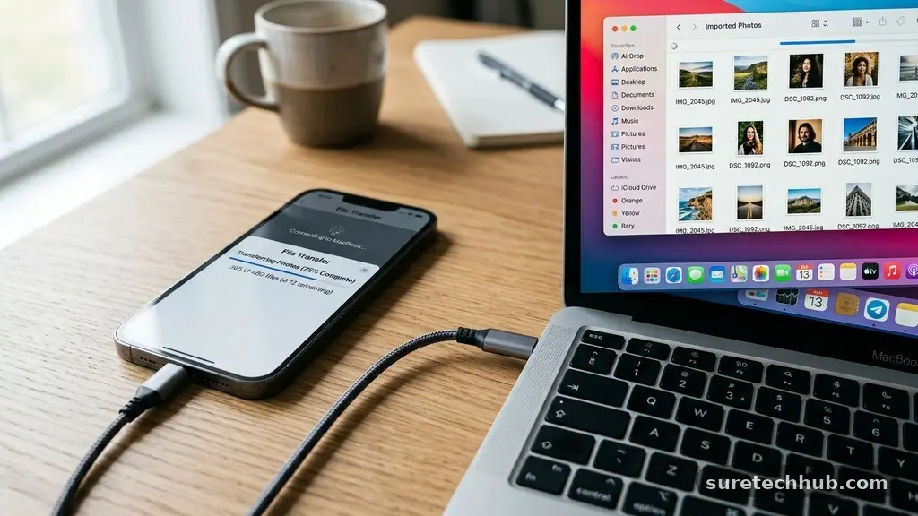 How to Transfer Photos and Files From Your Phone to Your Computer